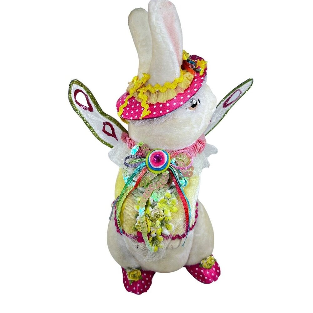 Katherines Collection Wayne Kleski Fairy Bunny Rabbit Flocked Eyelashes Signed - Picture 4 of 16